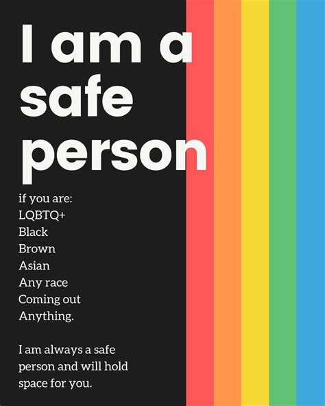 i am a safe person